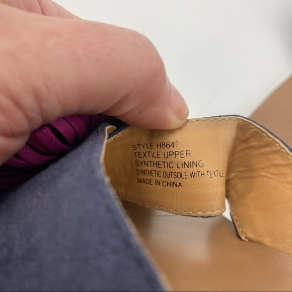 J Crew Sweet Jasmine Pom Pom sandal flats 7 - Picture 8 of 9